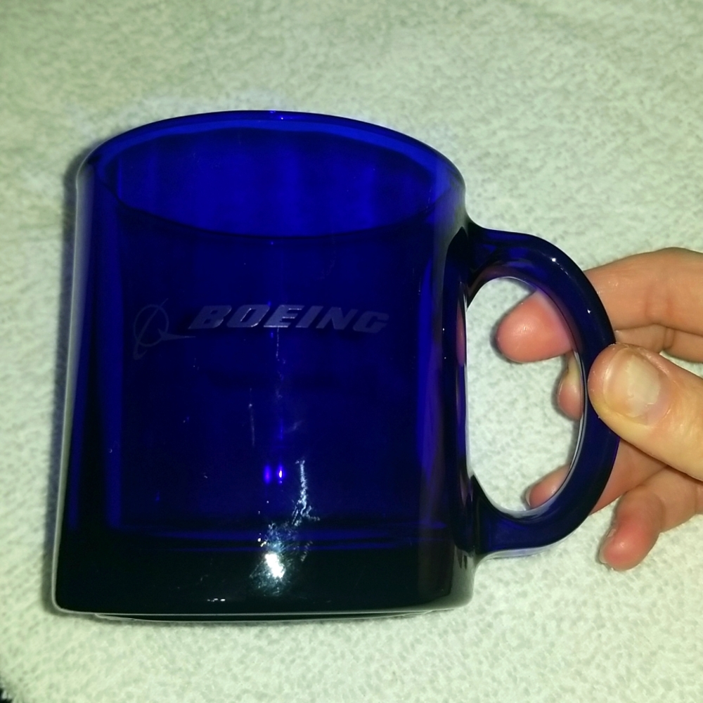 Boeing Glass mug Add On Gift Unisex Festive Cottage Farm Work New Copy 🇺🇦